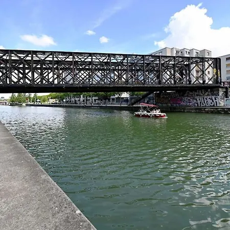 Ensoleille Canal Ourcq Appartamento Parigi
